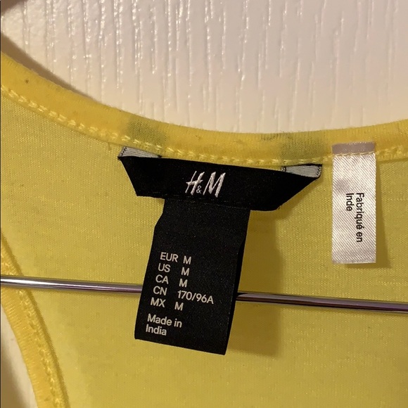 Yellow tank top or bathing suit cover - Picture 3 of 3